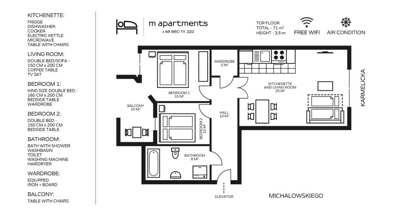 M Apartments クラクフ エクステリア 写真